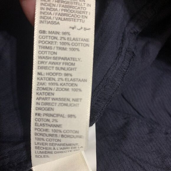 BOGO FREE! FAT FACE DORSET Womens Cotton/Elastane Chino Shorts Navy Blue Sz 4 - Picture 10 of 12